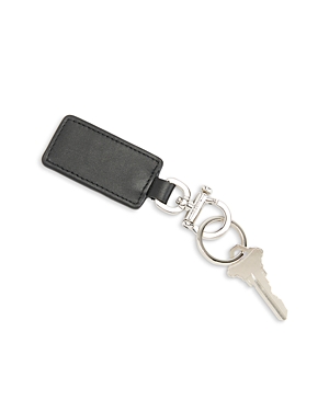 Royce New York Leather Luxe Key Chain In Black