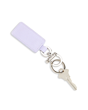 Royce New York Leather Luxe Key Chain In Lavender