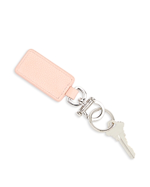Royce New York Leather Luxe Key Chain In Light Pink