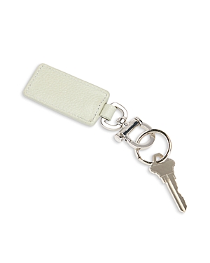 Royce New York Leather Luxe Key Chain In Sage Green