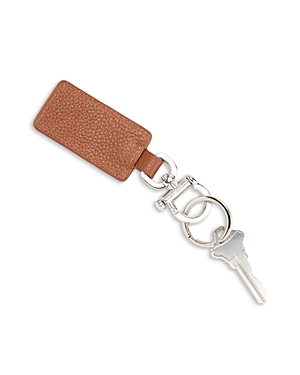 Royce New York Leather Luxe Key Chain In Tan