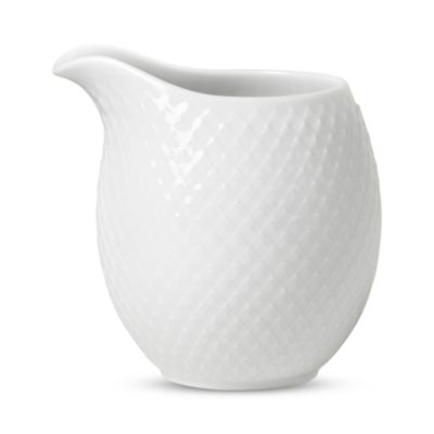 Rosendahl Lyngby Porcelain Rhombe Milk Jug, White