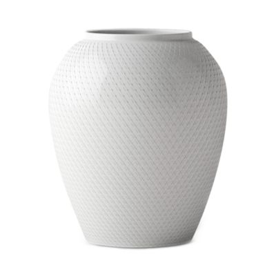 Rosendahl - Lyngby Porcelain Rhombe Vase, White