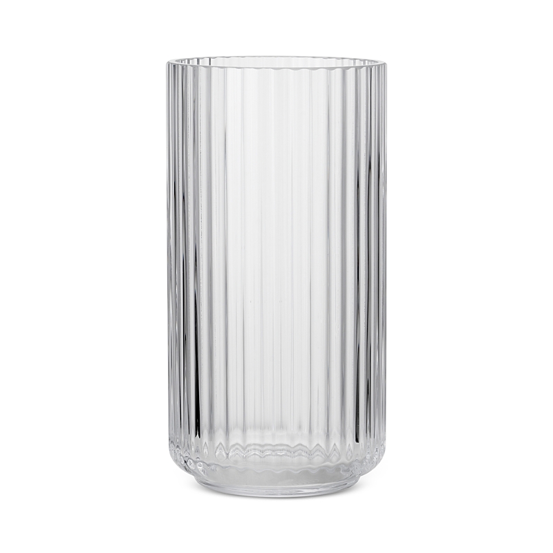 Rosendahl Lyngby Vase, Clear Mouth Blown Glass In Clear
