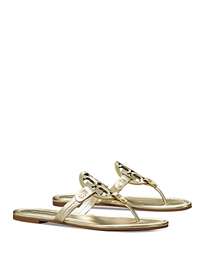 Tory Burch Women's Miller Thong Sandals In Spark Gold