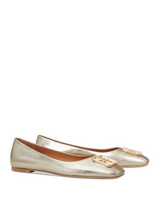 Tory Burch Gold Benton Ballet Flat Women's store 11