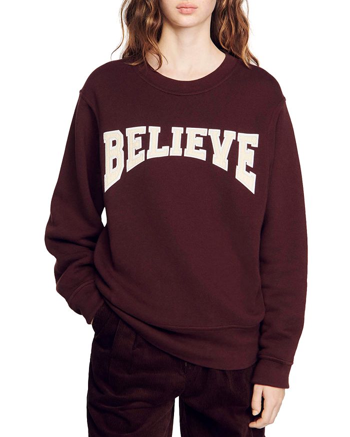Sandro Believe Sweatshirt | Bloomingdale's