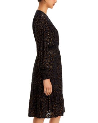 Smocked Wrap Bodice Dress