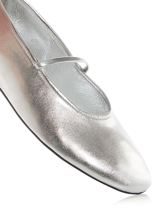 Shop Jeffrey Campbell Women's Dancerina Ballet Flats In Silver