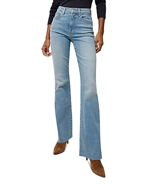 Veronica Beard Cameron High Rise Bootcut Jeans In Nova
