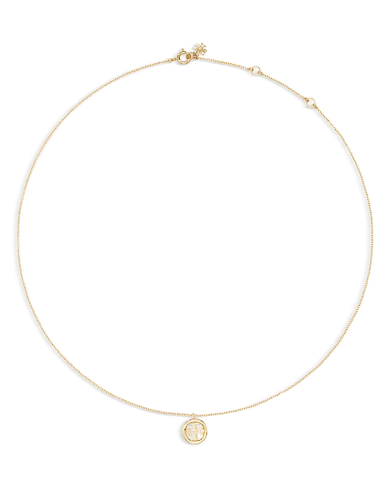Tory Burch Miller Pendant Necklace, 16