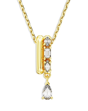 Shop Swarovski Dextera Pendant Necklace, 15-17 In Gold