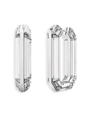 Lucent Crystal Hoop Earrings