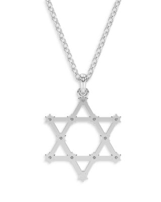 Insigne Crystal Star of David Pendant Necklace, 15.75-18.5&amp;quot;