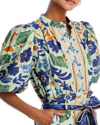 FARM Rio Ocean Tapestry Romper | Bloomingdale's Women