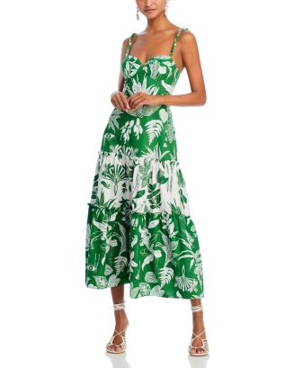 FARM Rio Forest Soul Cotton Midi Dress | Bloomingdale's Women