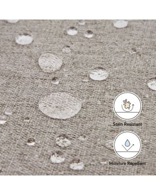 Kiwi Gliding Ottoman with Light Wood Base