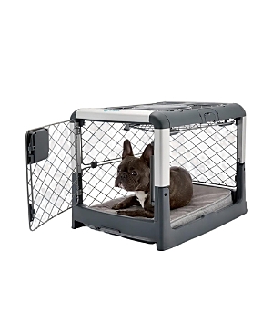 Diggs Small Revol Dog Crate In Grey