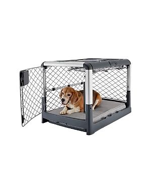 Diggs Medium Revol Dog Crate In Grey