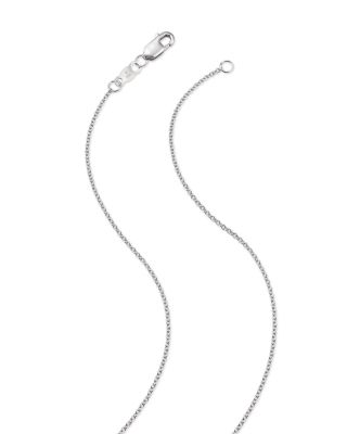 Diamond Rose Flower Pendant Necklace in 14K White Gold, 0.50 tcw