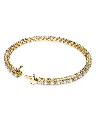 Matrix Tennis Bracelet in Gold Tone