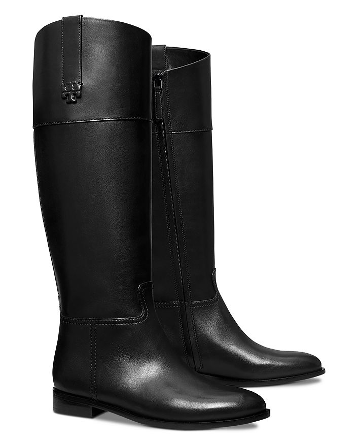 Tory Burch Women's Double T Riding Boots | Bloomingdale's