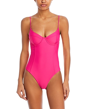 Shop Ramy Brook Jayda One Piece Swimsuit In Perfect Pi