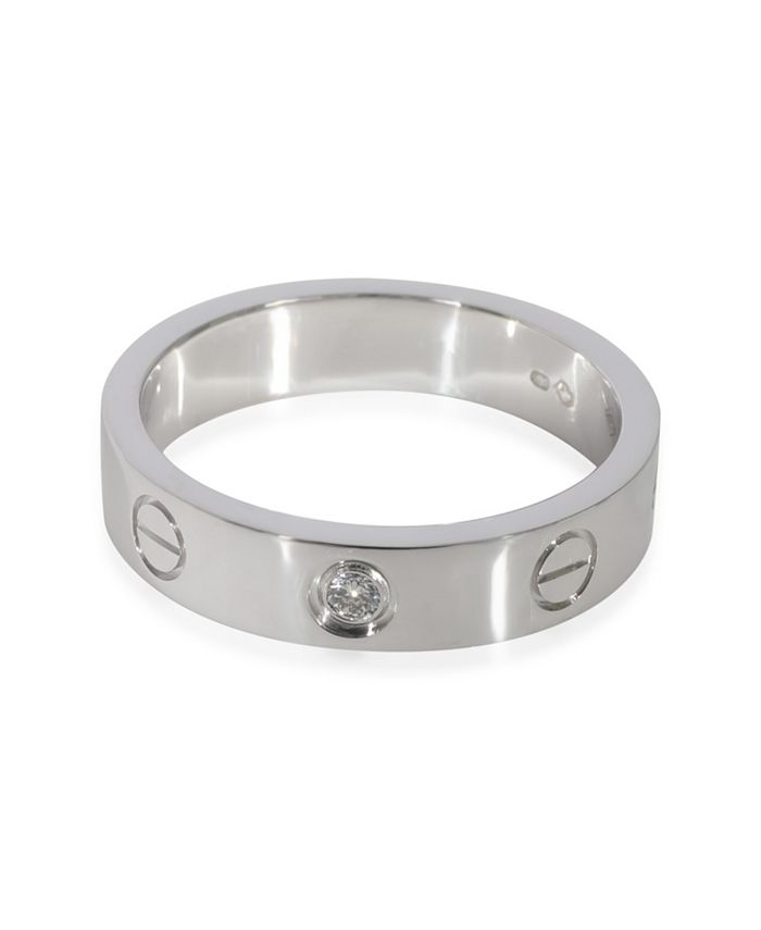 Pre-Owned Cartier LOVE Diamond Ring in 18K White Gold | Bloomingdale's