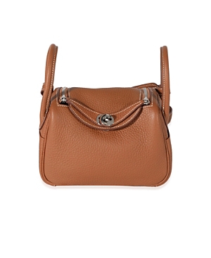 Pre-owned Hermes  Hermes Lindy 20 Leather Handbag In Brown