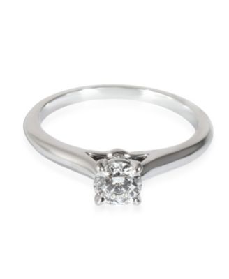 Pre-Owned Cartier - 1895 Diamond Engagement Ring in Platinum