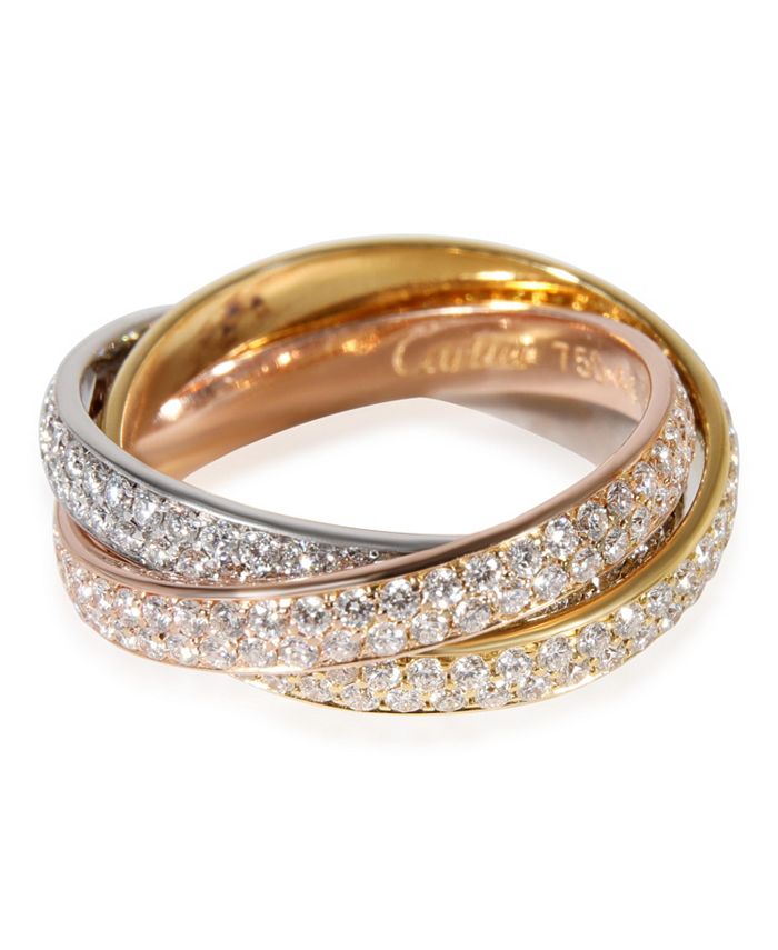 Pre owned sale cartier trinity ring
