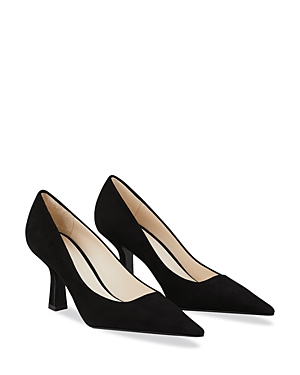 Shop Sandro Women's Linda Pointed Toe Slip On High Heel Pumps In Black