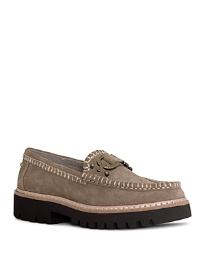 Donald Pliner Bit Loafer In Taupe