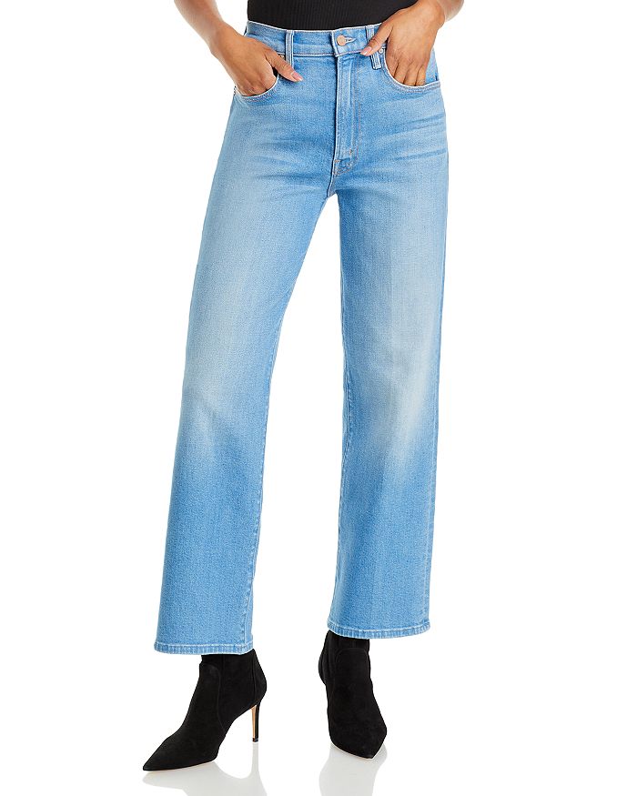 MOTHER The Rambler High Rise Ankle Straight Jeans | Bloomingdale's
