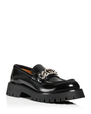 Gucci - Women's Chain Lug Loafer Flats