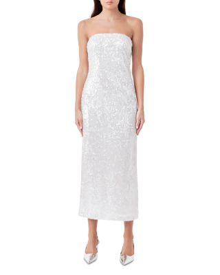 Endless Rose - Strapless Sequined Column Dress