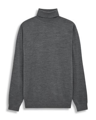 Caine Merino Wool Slim Fit Turtleneck Sweater 