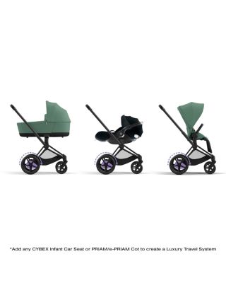 e-PRIAM 2 Smart Stroller in Matte Black