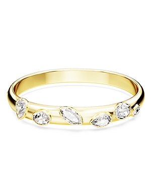 Shop Swarovski Crystal Bangle Bracelet In Gold/crystal