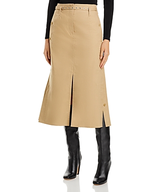 Shop 3.1 Phillip Lim Utility Midi Skirt In Khaki