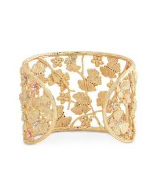 Butterfly Cuff Bracelet in 18K Gold Plated 