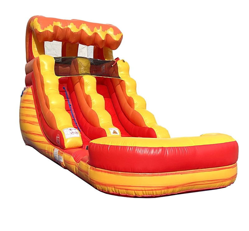 POGO BOUNCE HOUSE 21' X 9' X 12' BACKYARD INFLATABLE WATER SLIDE WITH POOL FOR KIDS