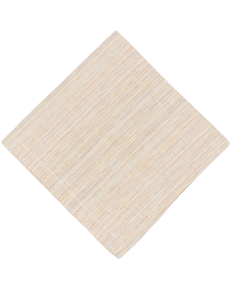 Tina Chen Designs Stripes Multicolored 4-piece Napkins Set In Multi