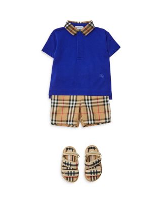 Boys' Johane Check Collar Polo Shirt - Baby