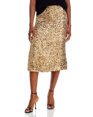VANESSA BRUNO - Birma Sequin Midi Skirt