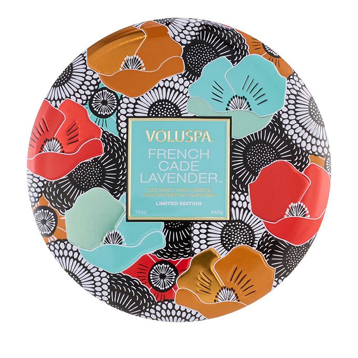 Voluspa XXV French Cade Lavender 3-Wick Tin, 12 oz. - Limited Edition ...