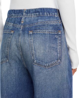 Miramar High Rise Wide Leg Cotton Terry Sweatpant Jeans