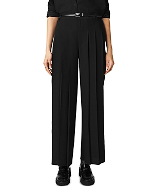 Miley Cropped Pleated Wide Leg Pants
