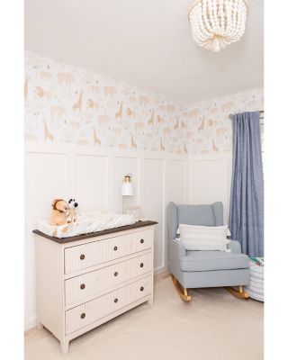 Kendi Quilted Change Pad Cover - Safari