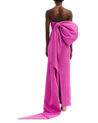 oscar de la renta pink bow dress Oscar de la Renta Take a Bow Gown